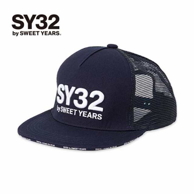 SY32 by SWEETYEARS エスワイサーティトゥ 3D LOGO TRUKER MESH CAP