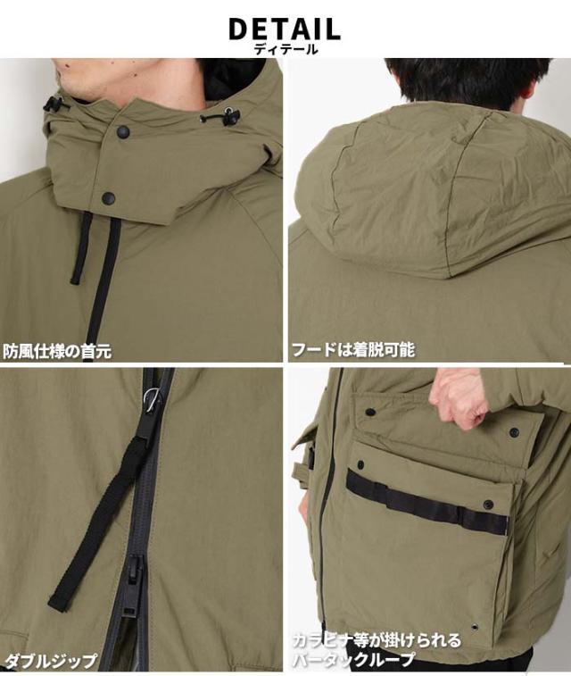 ダウンジャケット メンズ Johnbull ジョンブル 16714 ダウン ジャケット 厚手 防風 ジップ アウター 中綿 男性 きれいめ ミリタリー カジュアル ブランド シンプル 大人 丈夫 頑丈 秋冬_16