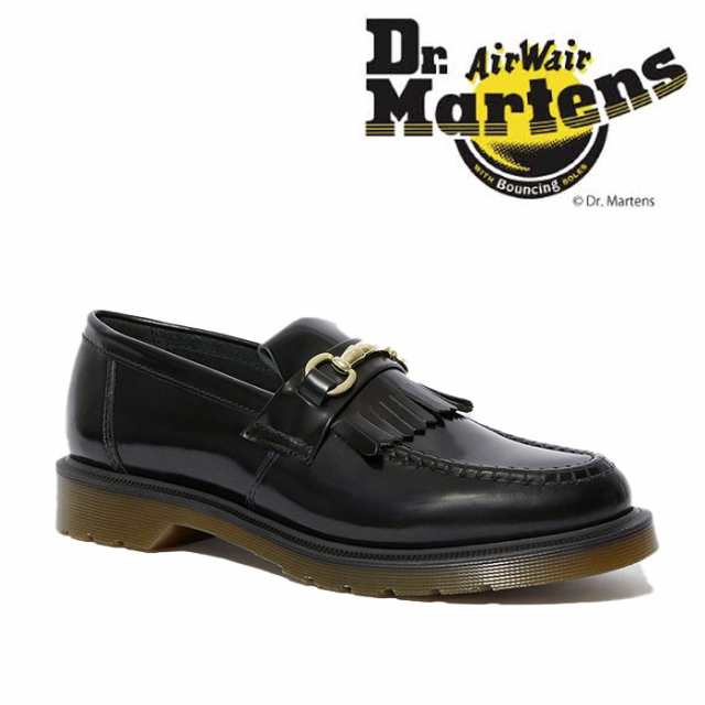 【国内正規販売店】DR.MARTENS ドクターマーチン ADRIAN SNAFFLE スナッフル ローファー [Lot/25024001] 靴 ブラック 学生 定番 ロック