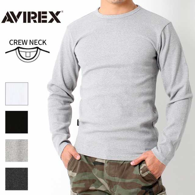 AVIREX アヴィレックス 長袖 クルーネック Ｔシャツ[Lot/6153481] t