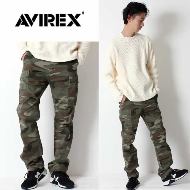 セール avirex カーゴ パンツ 迷彩