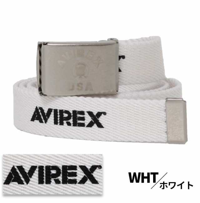 AVIREX　 MADE IN JAPAN 　GIベルトブラック