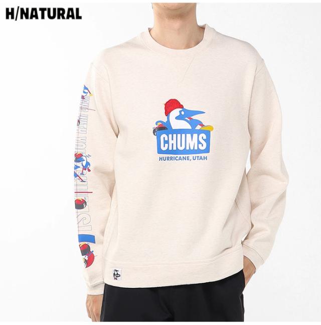 チャムス CHUMS トレーナー スウェット 裏起毛 メンズ CH00-1517 