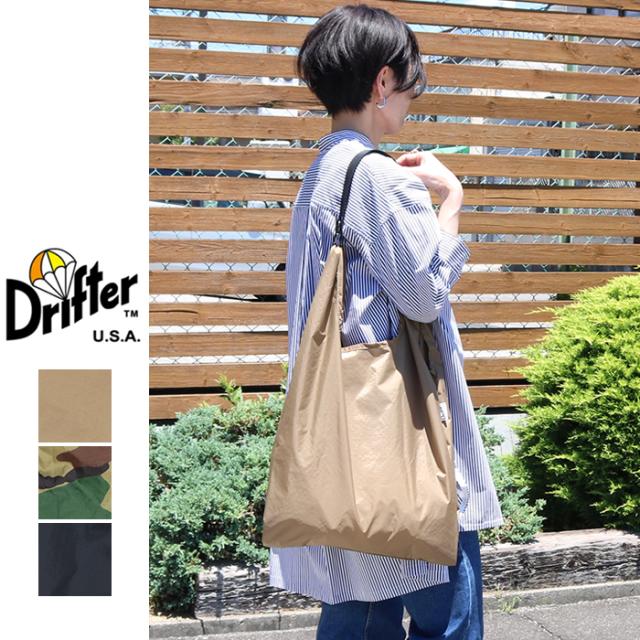 Drifter ドリフター ポケッタブル トート DFV2600 トートバッグ エコバッグ レディース メンズ 丈夫 折り畳み ショルダー 肩掛け 軽い 軽量 コンパクト ブランド 鞄 かばん ショッピングバッグ サブバッグ プレゼントの通販は
