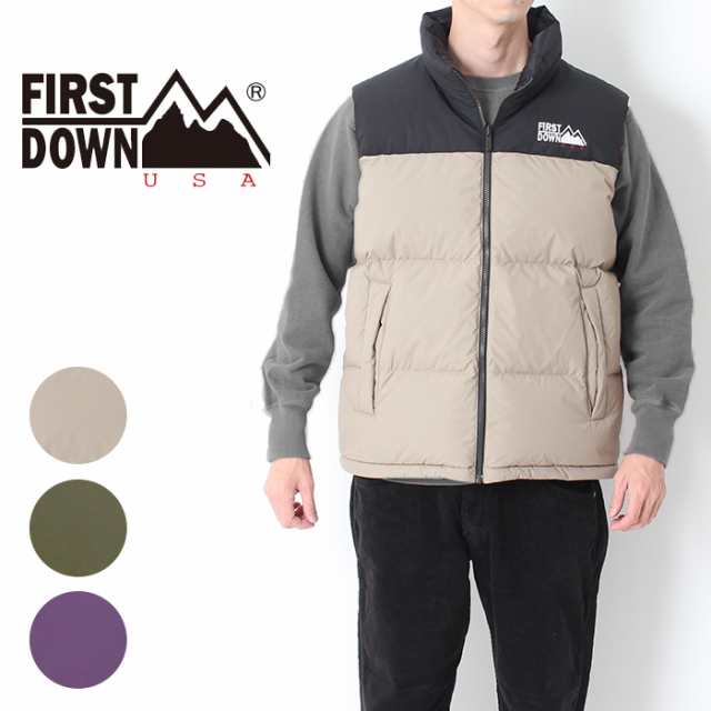 30％OFF FIRST DOWN ファーストダウン バブル ダウン ベスト [Lot