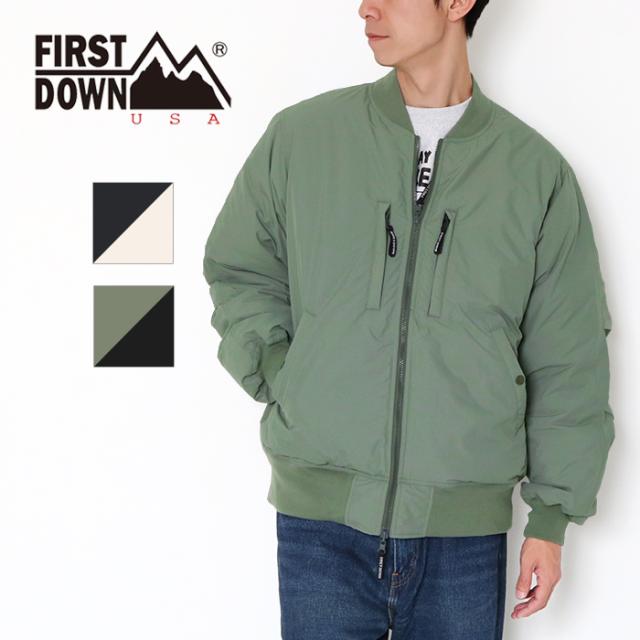 【40％OFF】 ダウンジャケット メンズ ファーストダウン FIRST DOWN リバーシブル ダウン アウター MA-1 ディクロスマウリ MA-1 F542006 大人 アウター 大人 カジュアル プレゼント ダウン ジャケットの通販は