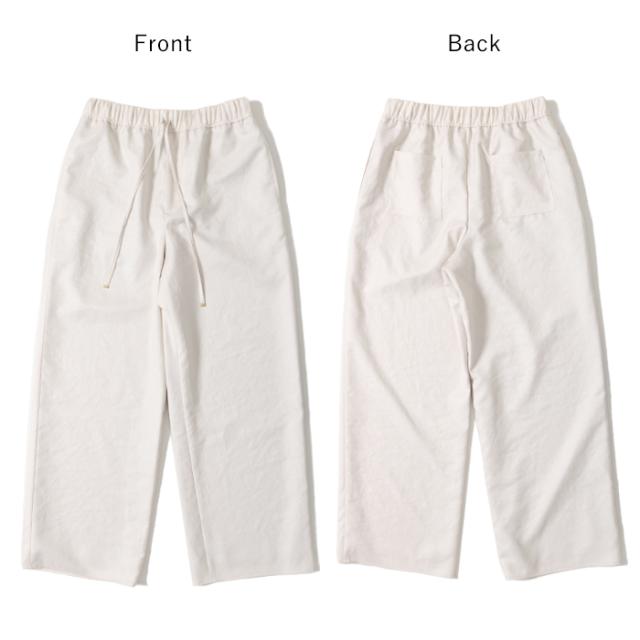 ワイドパンツ レディース イージーパンツ 夏 ma couleur マ クルール J-4402 パンツ 上品 きれいめ 日本製 速乾性 手洗い可能 女性 ブランド 春 夏 おしゃれ カジュアル 軽い 白 黒 ホワイト ブラック ゆったり ウエストゴム 紐 楽_14