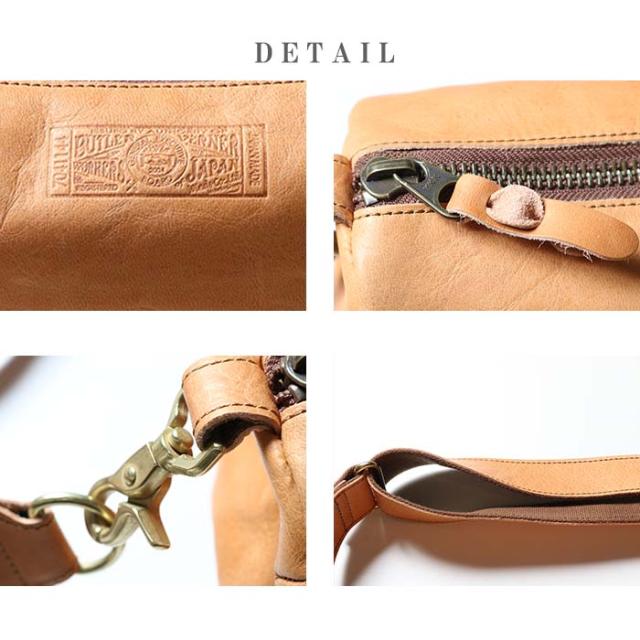 ショルダーバッグ メンズ 馬革 ロールショルダー 本革 バトラー