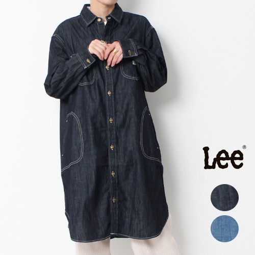 Lee リー レディース ミドル丈 シャツワンピ [Lot/ LL6130 ] 長袖