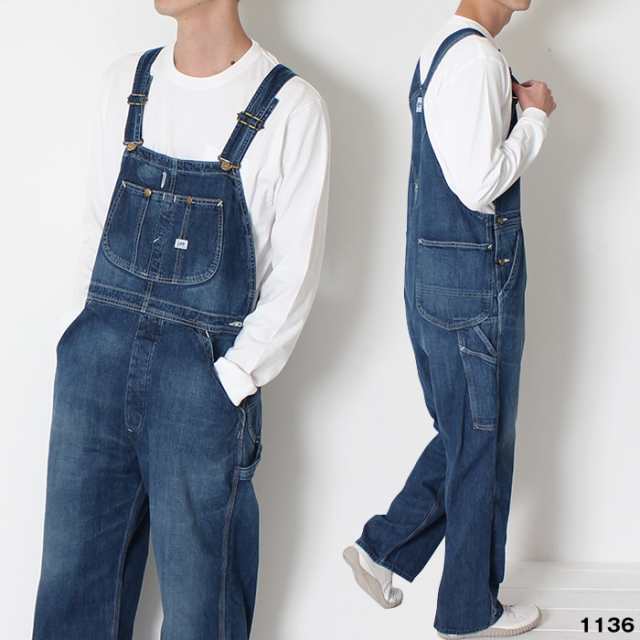 LEE リー DUNGAREES OVERALL ダンガリーズ オーバーオール [Lot/LM7254] サロペット デニム パンツ メンズ ユーズド  ワイド 太め 通年 ヴ｜au PAY マーケット