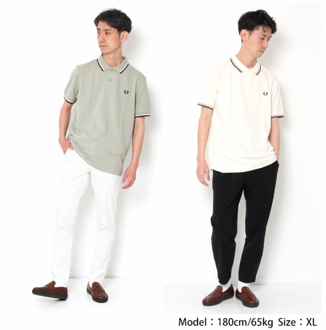 FRED PERRY フレッドペリー ティップライン 半袖ポロ［Lot/M3600