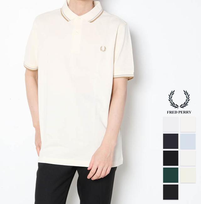 新品✨フレッドペリー L ワンポイント 半袖 ポロシャツ 白 ホワイト メンズ ポロシャツ 半袖 フレッドペリー FREDPERRY M3600 ティップ
