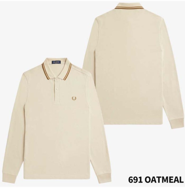 FRED PERRY フレッドペリー ロングスリーブ ツウィン ティップト 