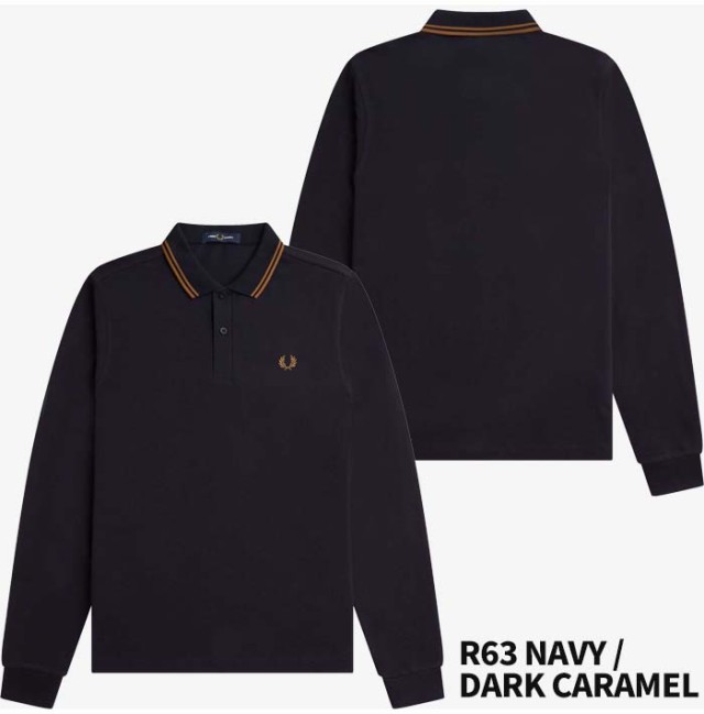 FRED PERRY フレッドペリー ロングスリーブ ツウィン ティップト