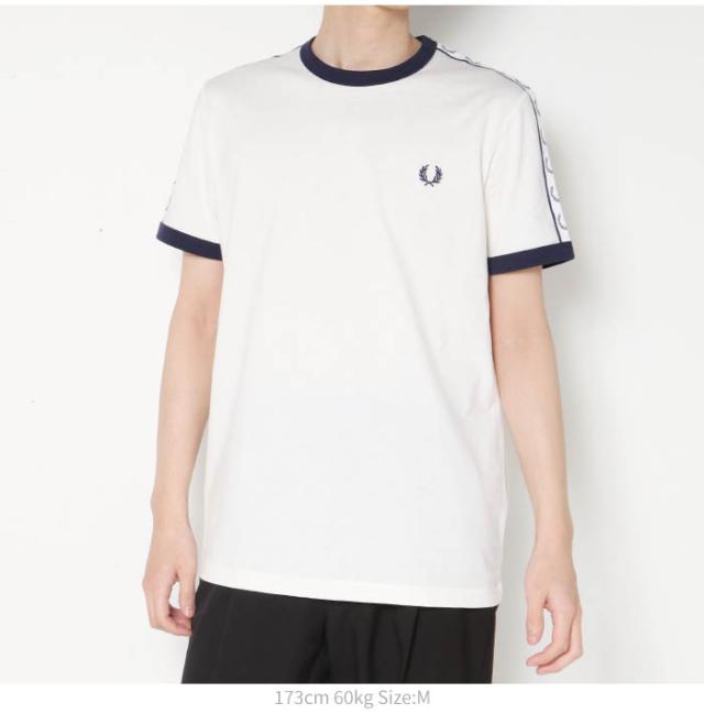 tシャツ メンズ 半袖 FREDPERRY フレッドペリー テープドリンガーT
