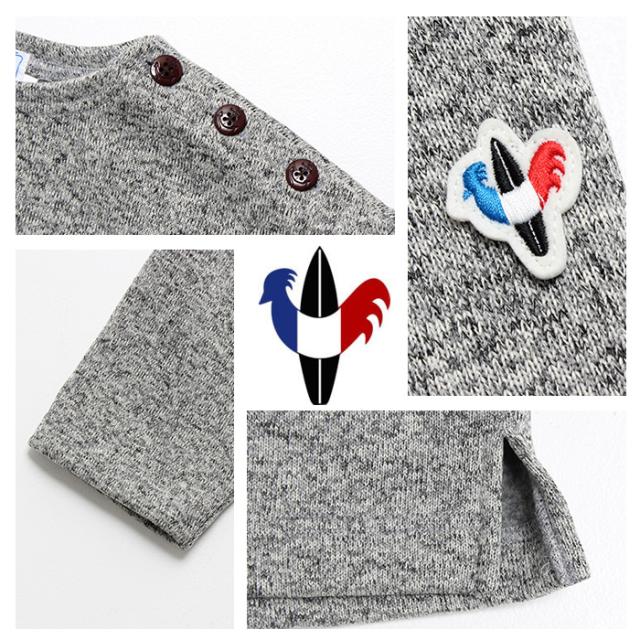 日本製】 Arvor Maree アルボーマレー ショルダー ボタン ニット [Lot