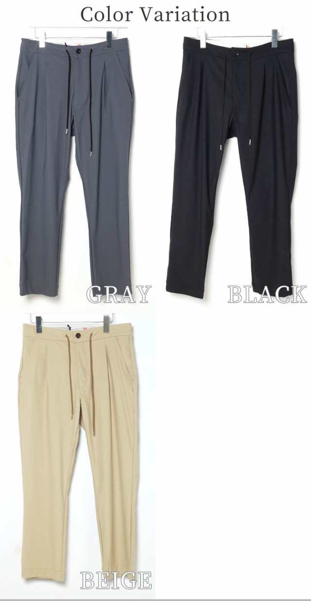 melple MELLOW PEOPLE メイプル メロウピープル TOMCAT RELAX PANTS トムキャット リラックス パンツ ストレッチ トラウザー アンクル 楽