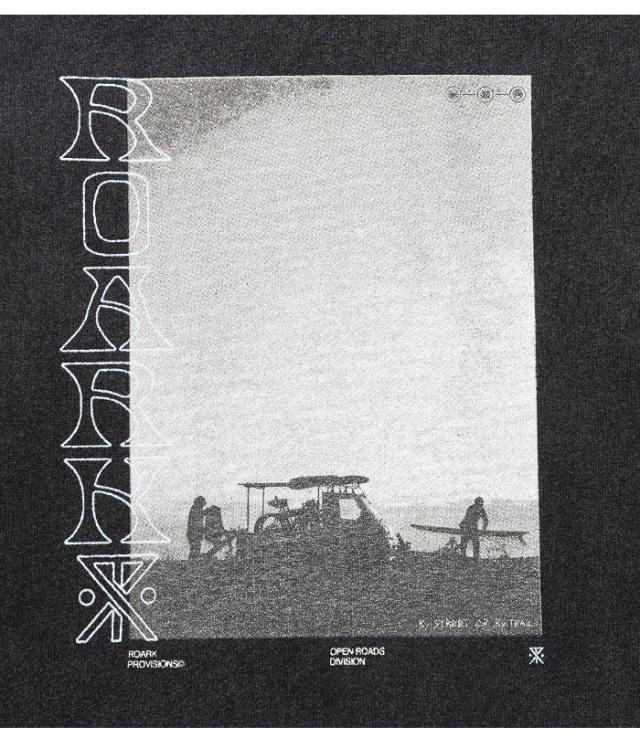 ロアーク パーカー メンズ プルオーバー ROARK スウェット プルパーカー RSWJ1152 ブランド フード フーディ 黒 ブラック ヴィンテージ ウォッシュ加工 12.5oz オンス コットン 綿 アメカジ サーフ系 ストリート