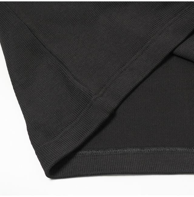 LACOSTE ラコステ ニット カットソー ヘビーウェイト シングルジャージ 長袖Tシャツ TH067J ニット ワニロゴ クルーネック リラックスフィット オーバーサイズ 秋 冬 カジュアル ワンポイント 黒 ブラック ビッグシルエット 厚手 プレゼント メンズ