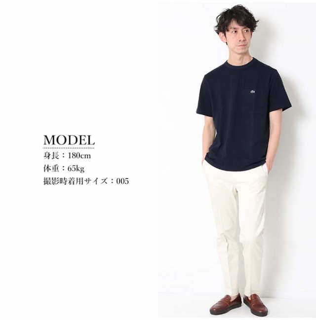 LACOSTE ラコステ 鹿の子地 ポケットTシャツ [Lot/TH073LJ] tシャツ