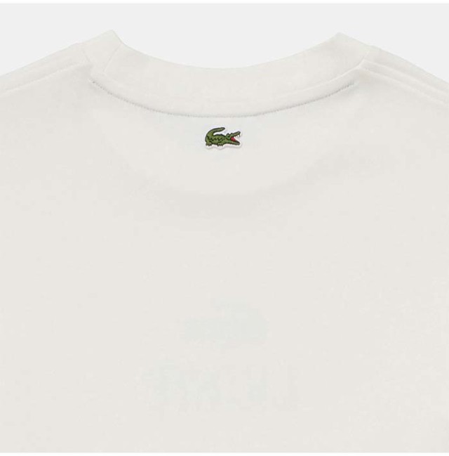 LACOSTE ラコステ ヘビージャージ クラシック プリント Tシャツ [Lot