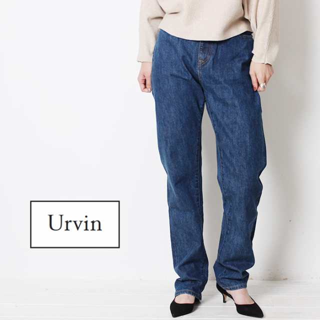 Urvin アービン アーヴィン デニム ジーンズ High Waist Tapered テーパード [Lot/UP138302] Urvin by JAPAN BLUE JEANS レディース カジ