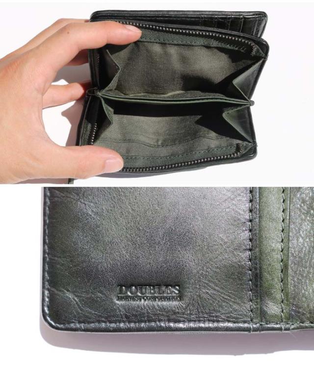 財布 二つ折り財布 メンズ 本革 DOUBLES ダブルス レザー メッシュ WLO