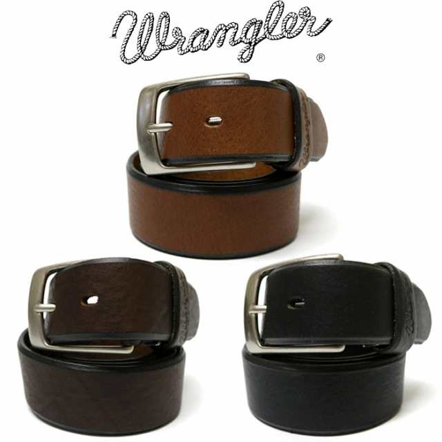 Wrangler ラングラー ソフト レザー ベルト [Lot/WR3072] レザーベルト