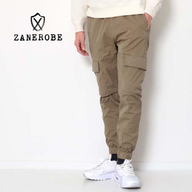 ZANEROBE ゼインローブ シュアショット ライト カーゴ ジョガー Sureshot Lite Cargo Jogger ZR734 JP NR カーゴパンツ パンツ サンド ベージュ 茶色 ブラウン ゴム 伸縮