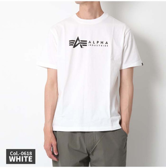 ALPHA アルファ HORIZONTAL ブランドロゴTシャツ 半袖 [Lot/TC1570] T