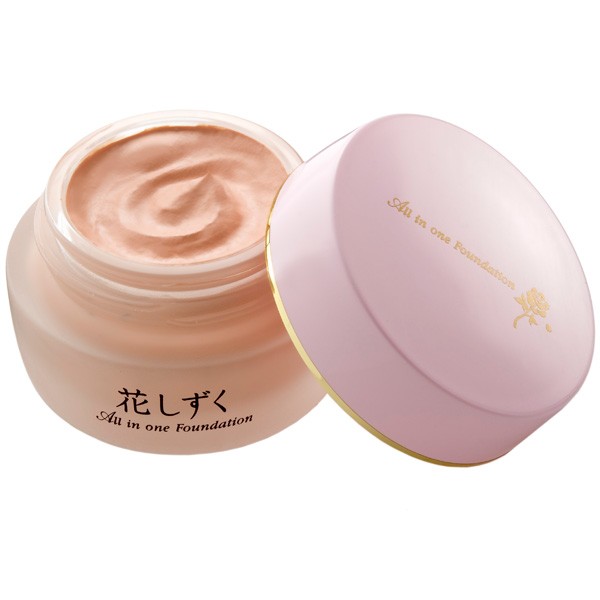 ファンデーション オールインワン 花しずく 保潤ファンデーション 28g SPF20／PA＋＋ コラーゲン・ヒアルロン酸・スクワラン配合