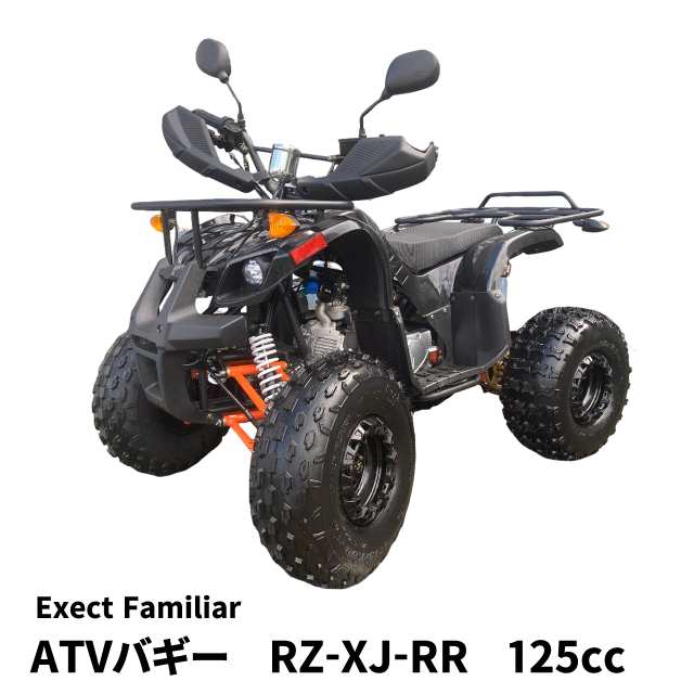 バギー 四輪 125cc ミニ ATV YH 4サイクルエンジン搭載 RZ-XJ-RR【タイヤもスケールアップし装備も充実！】