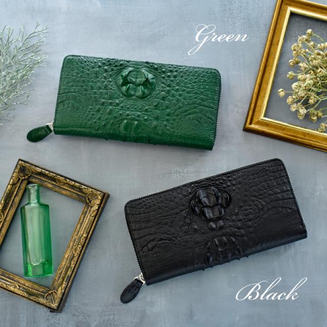 新作 クロコダイル 長財布 本革 メンズ レディース クラウンマーク