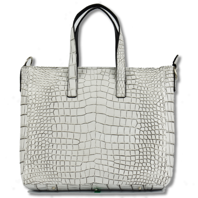 クロコダイル 本革 トートバッグ メンズ レディース ワニ革 2way