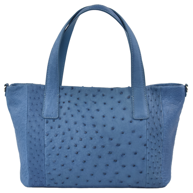 オーストリッチ 本革 2way ハンドバッグ レディース 女性 ショルダー