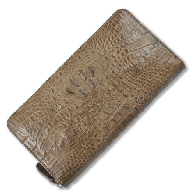アウトレット クロコダイル 長財布 メンズ レディース 本革 クラウン