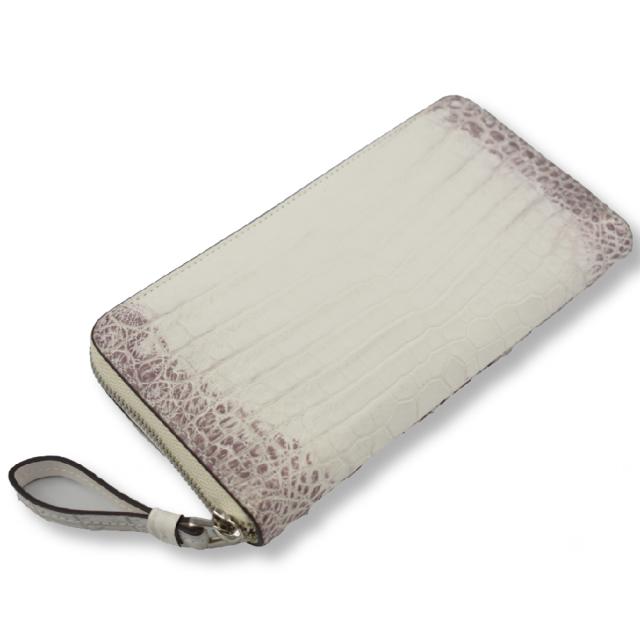 アウトレット クロコダイル 本革 長財布 ヒマラヤ ラウンドファスナー