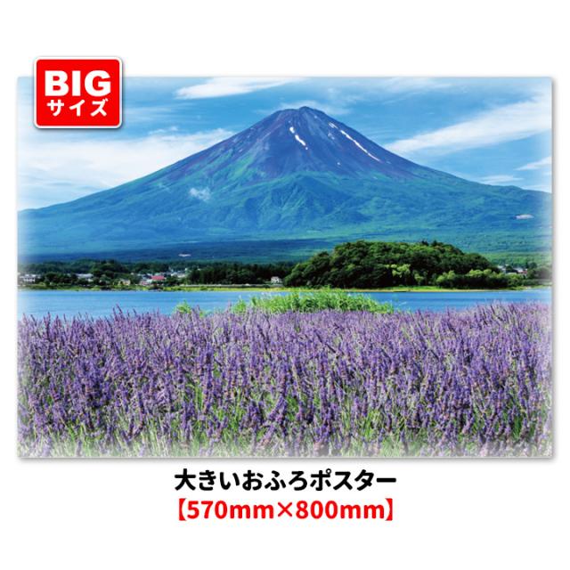 大きいお風呂ポスター 夏の富士山 マグネットシート製 宅配便送料無料の通販は 5,095円