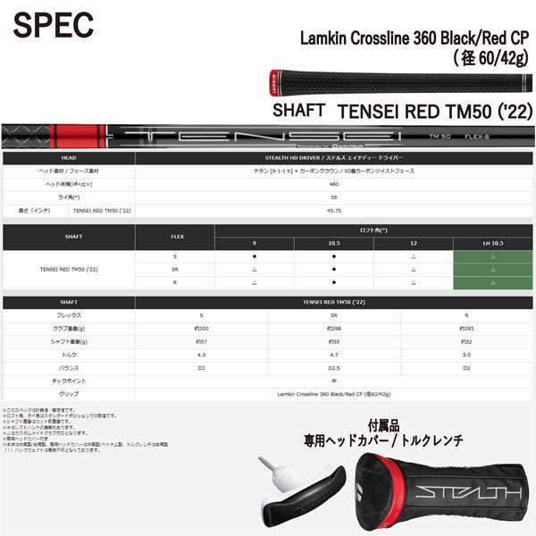 テーラーメイド STEALTH ステルス HD　10.5° ヘッド 正規品