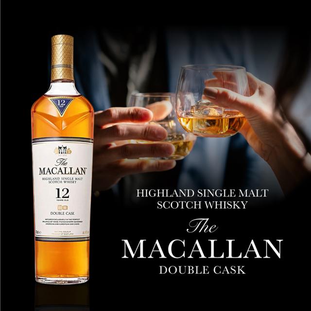 ウイスキー おつまみセット ザ マッカラン ダブルカスク 12年 700ml 十