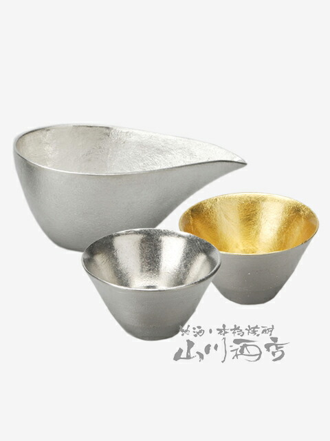 酒器 能作 のうさく 錫 すず 製 片口 小 盃 喜器 きき 45cc ２ヶ セット 商品番号 6515