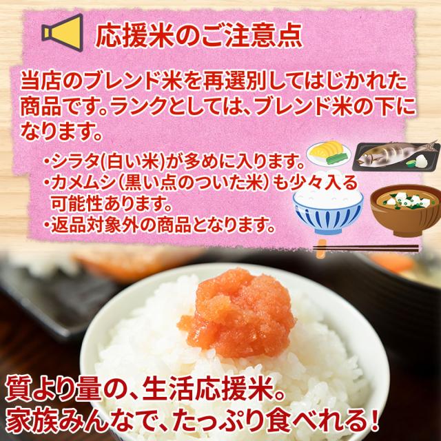 米 生活応援米（当店ブレンド米より下ランク） 白米30kg ×1袋 令和7年度 送料無料 徳用 お試し 業務用 訳あり ご家庭用 置き配可_2