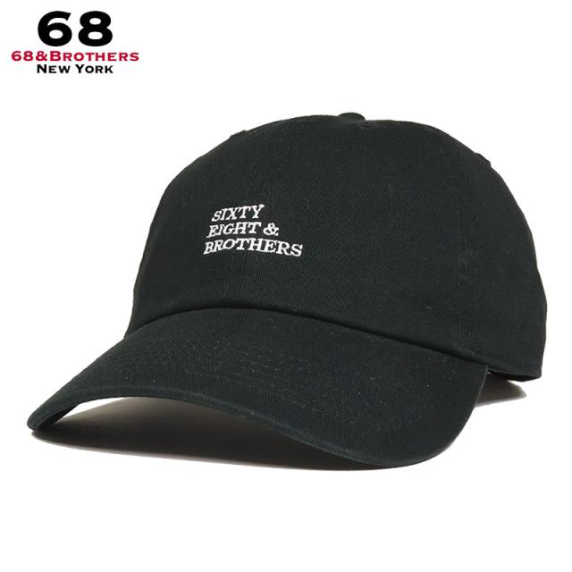 68&BROTHERS キャップ 68アンドブラザーズ 帽子 メンズ レディース ブランド おしゃれ おすすめ 人気 黒 68bros001 ブラックの通販は 4,950円