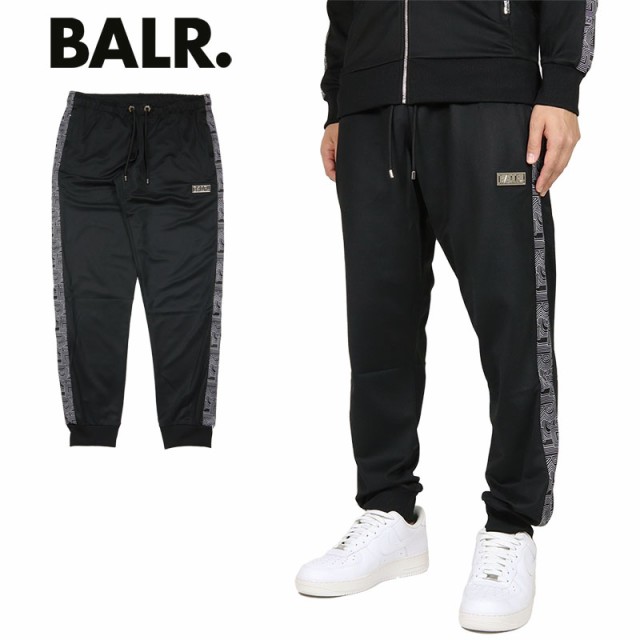 ボーラー トラックパンツ BALR. ジャージ セットアップ 対応 メンズ ブランド 大きいサイズ おしゃれ おすすめ 人気 黒 サッカー balr027