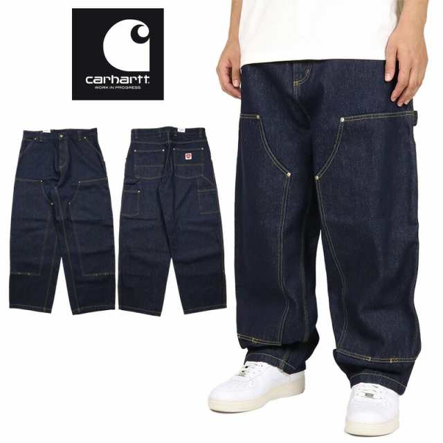 カーハート WIP デニムパンツ CARHARTT WIP Gパン ジーンズ 太め