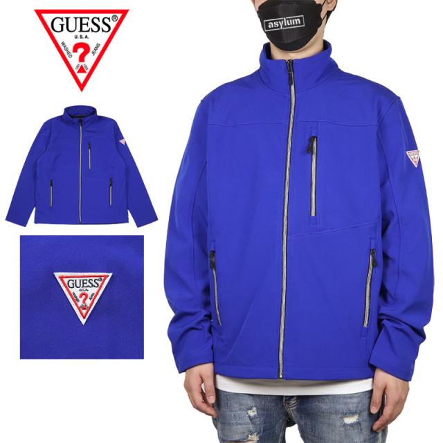 ゲス ソフトシェルジャケット GUESS アウター インナー トップス メンズ レディース ブランド 大きいサイズ おしゃれ 秋冬 暖かいの通販は