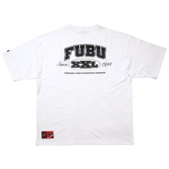 フブ Tシャツ FUBU 半袖 ビッグシルエット オーバーサイズ TEE メンズ レディース ブランド 大きいサイズ おしゃれ 白 黒の通販は