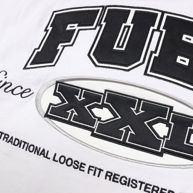フブ Tシャツ FUBU 半袖 ビッグシルエット オーバーサイズ TEE メンズ レディース ブランド 大きいサイズ おしゃれ 白 黒の通販は