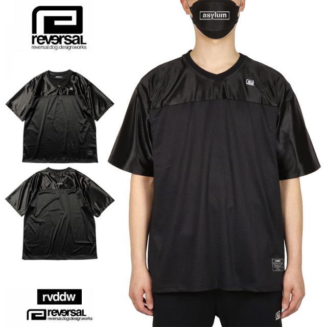リバーサル Tシャツ reversal rvddw 半袖Tシャツ フットボールシャツ ビッグシルエット ビッグTEE メンズ レディース ブランド 大きいサイズの通販は
