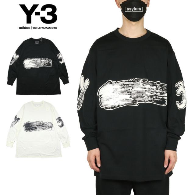 Yohji Yamamoto ヨウジヤマモト ロンT 黒 3（楽天市場】Y－3
